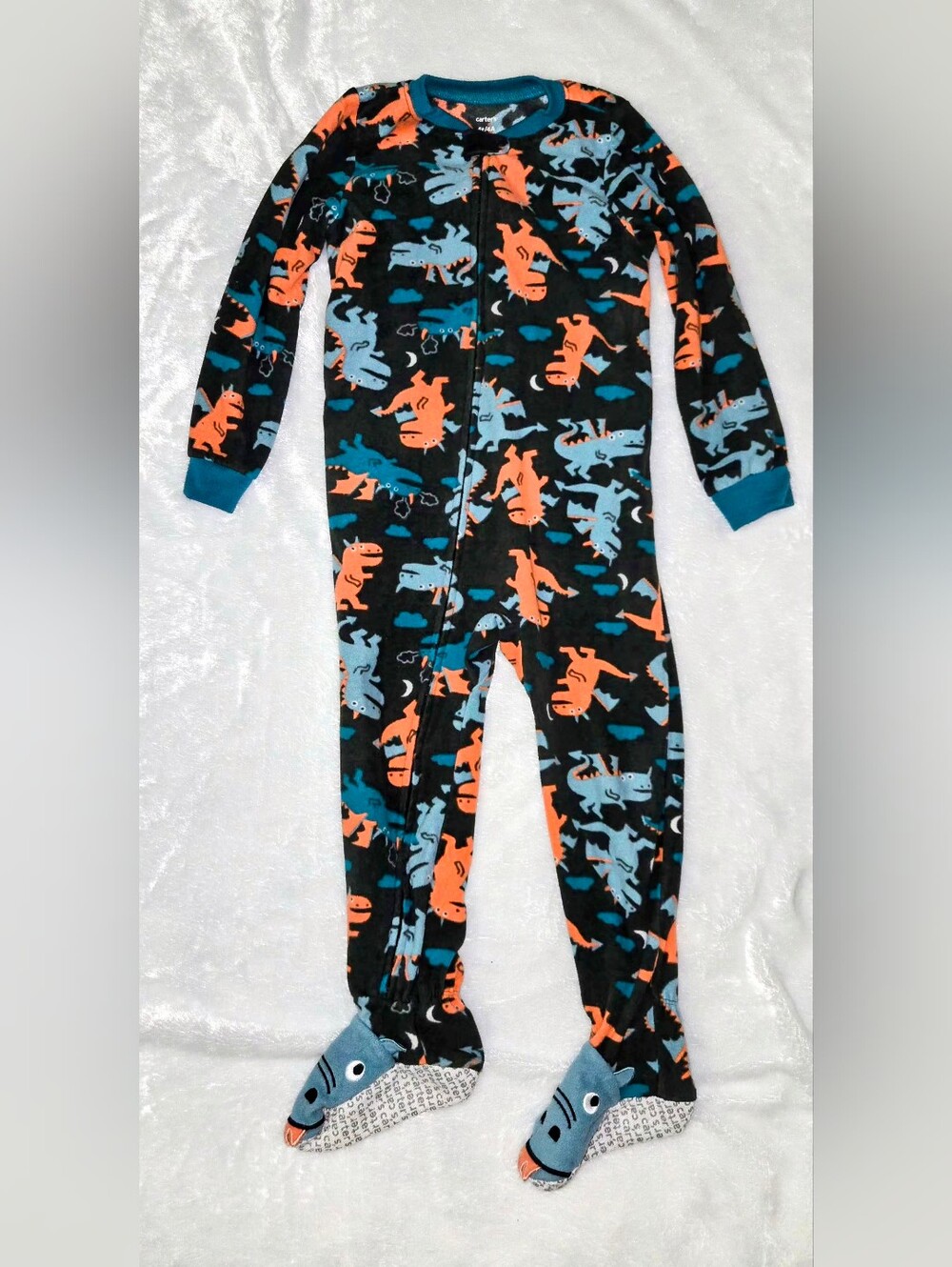 Carters Toddler Boys Cozy Footie Pajamas Bundle